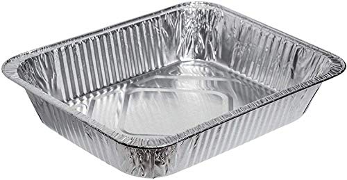 Large Disposable Aluminium Foil Trays Baking Roasting Cooking 32x26cm Pack of 10 